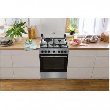 Gorenje Gk 6b41 Xd Κουζίνα 71lt με Εστίες Φυσικού Αερίου & Ρεύματος Π60εκ. Inox 034064001 Gorenje Gk 6b41 Xd Κουζίνα 71lt με Εστίες Φυσικού Αερίου & Ρεύματος Π60εκ. Inox 034064001